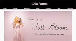 Desktop Screenshot of galaformal.com