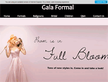 Tablet Screenshot of galaformal.com
